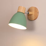 Modern Minimalist Wooden Cone LED Wall Sconce | 1-Light Lasson Living