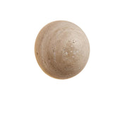 Modern Minimalist Travertine Round Wall Sconce LED 1-Light Lasson Living