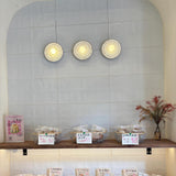 Modern Minimalist Resin Circular Wall Sconce G4 1-Light Lasson Living