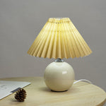 Nordic Ceramic Pleated Table Light | 1-Light Lasson Living