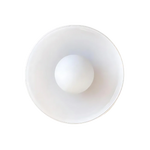 Nordic Glass Olive Disc Wall & Ceiling Light LED 1-light Lasson Living