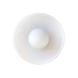 Nordic Glass Olive Disc Wall & Ceiling Light LED 1-light Lasson Living