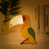 Nordic Wooden Animal LED Table Lamp 1-Light Lasson Living