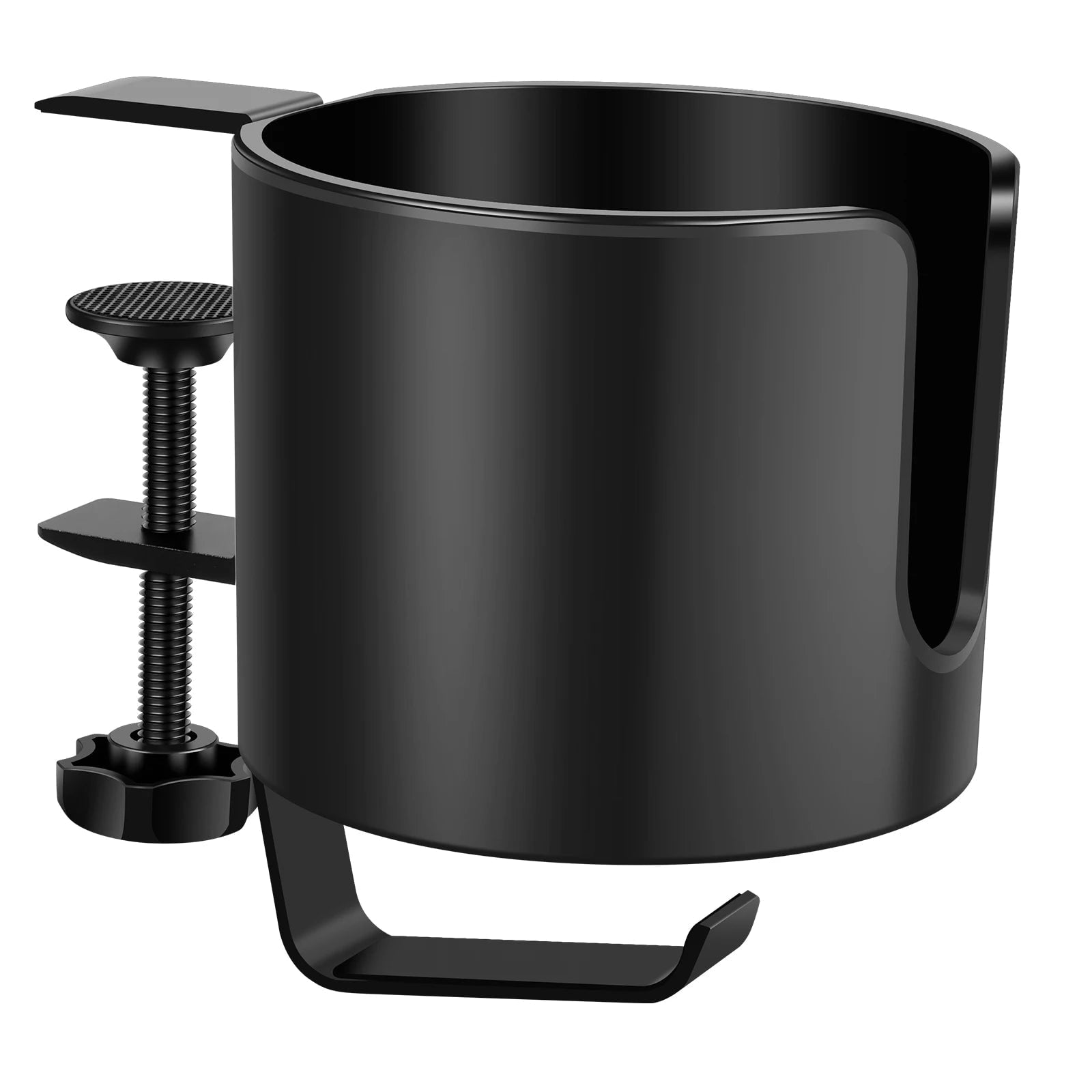 2-in-1 Desk Cup Holder With Headphone Hook And Adjustable Clamp - Image 3