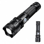 2000 Lumen Rechargeable Waterproof LED Flashlight With Rugged Body - Image 8