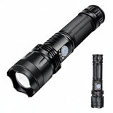 2000 Lumen Rechargeable Waterproof LED Flashlight With Rugged Body - Image 8