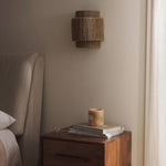 Vintage Bohemian Hand-Woven Rope Wall Sconce LED 1-Light Lasson Living