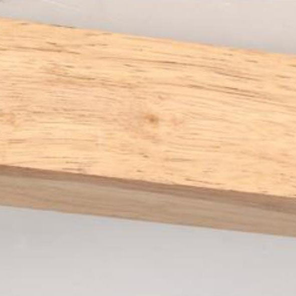 Japanese Wooden LED Semi-Flush Mount Ceiling Light |2 Light Lasson Living