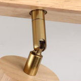 Japanese Wooden LED Semi-Flush Mount Ceiling Light |2 Light Lasson Living
