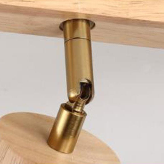 Japanese Wooden LED Semi-Flush Mount Ceiling Light |2 Light Lasson Living