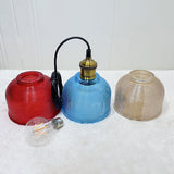 Vintage Textured Glass Pendant 1-Light Lasson Living