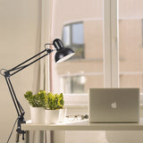 Modern Minimalist Adjustable Metal LED Table Lamp | 1-Light Clip-On Lasson Living