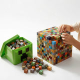 205pc Magnetic Building Blocks With Storage Box And Figurines - Image 1