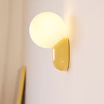 Modern Glass Globe Wall Light | 1-Light Lasson Living
