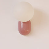 Modern Glass Globe Wall Light | 1-Light Lasson Living