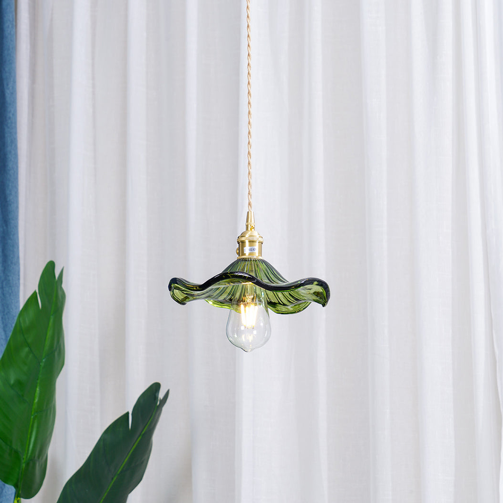 Modern Grass Flower Pendant Light 1-Light Lasson Living