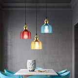 Vintage Textured Glass Pendant 1-Light Lasson Living