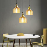 Vintage Textured Glass Pendant 1-Light Lasson Living