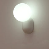 Modern Glass Globe Wall Light | 1-Light Lasson Living