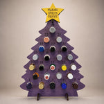 24-Bottle Capacity Freestanding Display Wooden Advent Calendar - Image 2