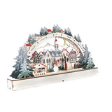 24 Compartments Warm LED Light Ambience Christmas Wooden Advent Calendar - Image 6