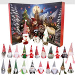 24 Handcrafted Gnomes Christmas Advent Calendar With Lights And Festive Music - Image 2