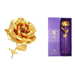 24K Gold Dipped Real Christmas Gold Rose With Gift Box - Image 2