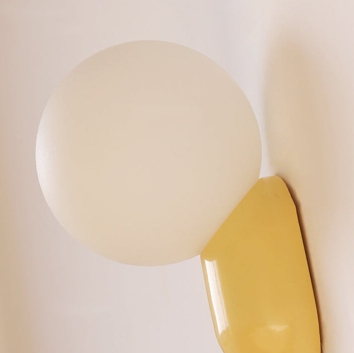 Modern Glass Globe Wall Light | 1-Light Lasson Living
