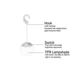 Portable USB Rechargeable LED Camping Tent Hanging 1-Light Lasson Living