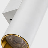 Modern Cylindrical LED 2-Light Wall Sconce Lasson Living
