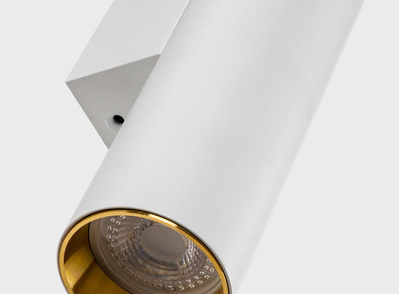 Modern Cylindrical LED 2-Light Wall Sconce Lasson Living