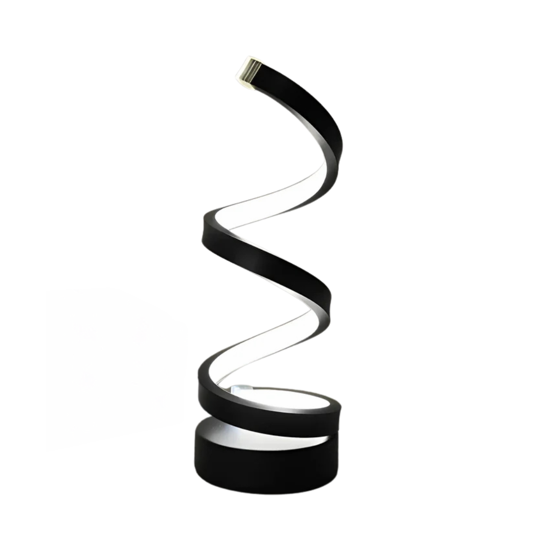 Modern Spiral LED Table Lamp 1-Light Lasson Living