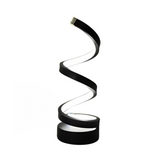 Modern Spiral LED Table Lamp 1-Light Lasson Living