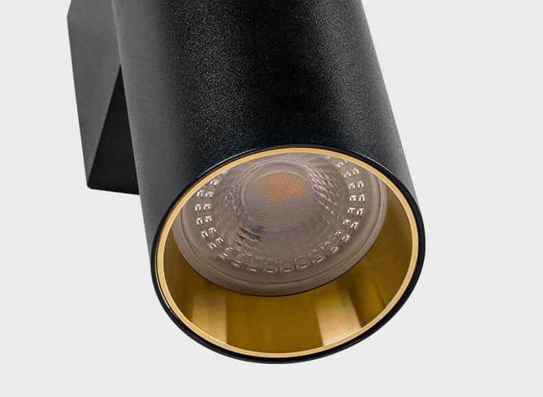 Modern Cylindrical LED 2-Light Wall Sconce Lasson Living