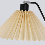 Minimalist Pleated Fabric Shade LED Floor Lamp | 1-Light Standing Lasson Living