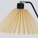 Minimalist Pleated Fabric Shade LED Floor Lamp | 1-Light Standing Lasson Living