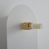 Nordic Minimalist Glass Globe Wall Sconce Light 1-light Lasson Living