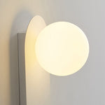 Nordic Minimalist Glass Globe Wall Sconce Light 1-light Lasson Living