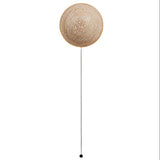 Modern Minimalist Travertine Round Wall Sconce LED 1-Light Lasson Living