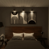 Modern Wood Grain LED Wall Light 1-Light Lasson Living
