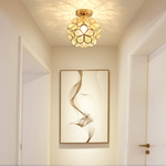 Vintage Floral Ceiling Light 1-Light Lasson Living