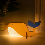 Nordic Wooden Animal LED Table Lamp 1-Light Lasson Living