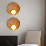 Modern Japandi Resin Bowl Wall Sconce G9 1-Light Lasson Living