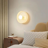 Nordic Glass Olive Disc Wall & Ceiling Light LED 1-light Lasson Living