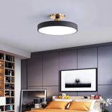 Modern Brass Round LED Ceiling Light 1-Light Lasson Living