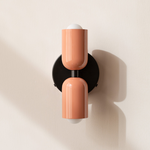 Modern Minimalist Cylinder Wall Sconce LED 2-Light Lasson Living
