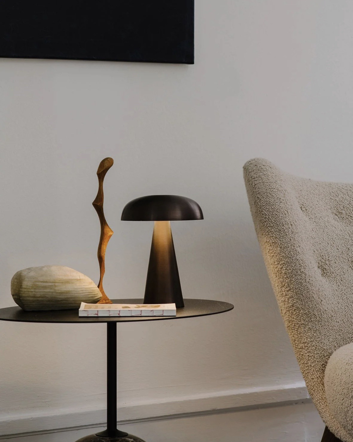 Minimalist Dome Table Lamp LED 1-Light Lasson Living