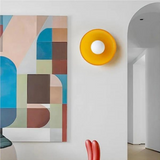 Modern Glass Disc Ceiling and Wall Light LED 1-Light Lasson Living