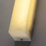 Modern Alabaster Rectangular Outdoor Wall Light LED 1-Light Lasson Living
