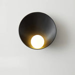 Modern Japandi Resin Bowl Wall Sconce G9 1-Light Lasson Living